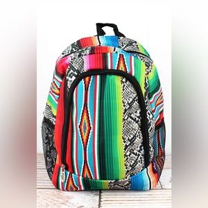 Slithering Serape Medium Backpack